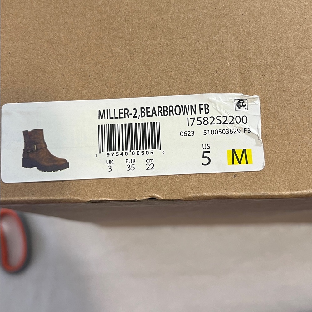 Zodiac Miller‎ Bear Brown Ankle Boots with Buckle Detail - 5M - Picture 10 of 10